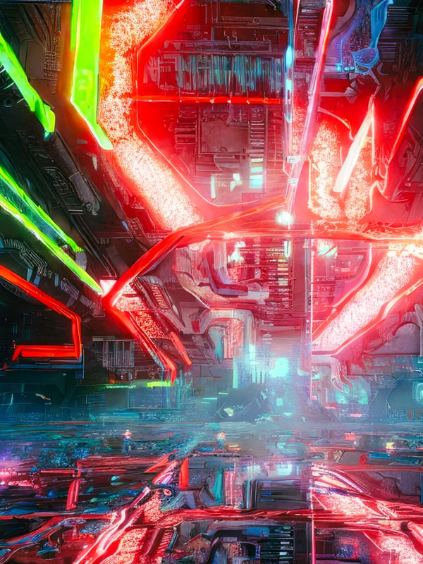 NEON OUTBREAK - BY AI