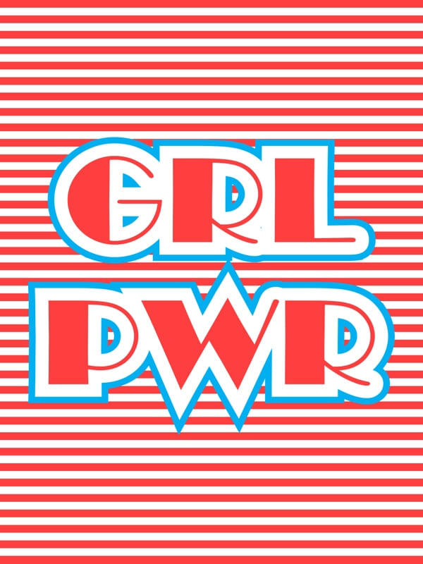 GIRL POWER TIPOGRAFIA