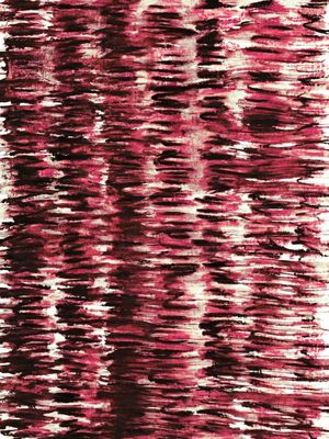 SHUFFLE VERMELHO CRIMSON ROSA RETRATO - COLORIDO ABSTRATO FLUXO PINTURA
