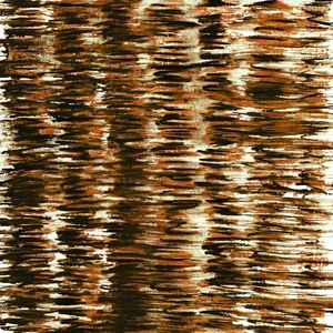 SHUFFLE MARROM LARANJA QUADRADO - COLORIDO ABSTRATO FLUXO PINTURA