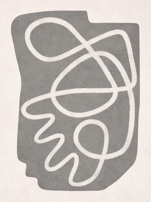 MINIMALIST ABSTRACT ART - GRAY 01