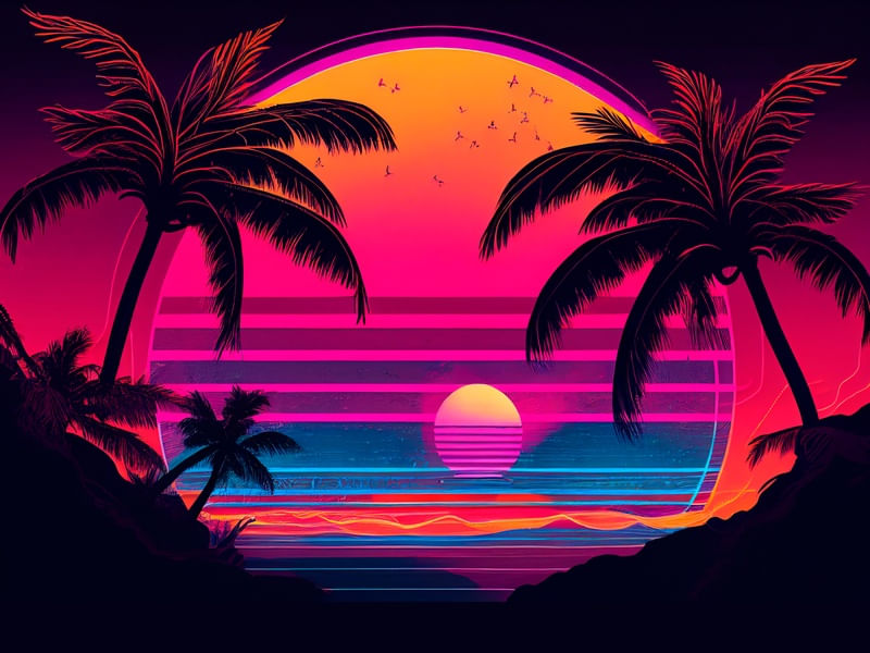 SUNSET BY AI