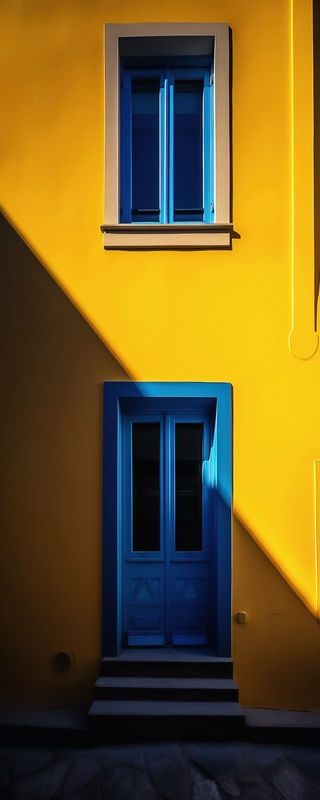 ARQUITETURA GEOMÉTRICA E SOMBRAS 03 BY AI