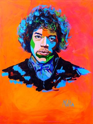 JIMI HENDRIX POR ANTONIO MALTA