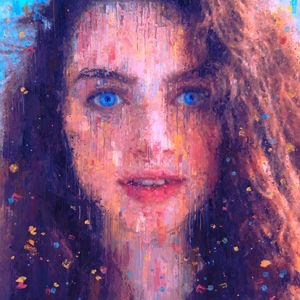 MENINA COM OLHOS DE CÉU