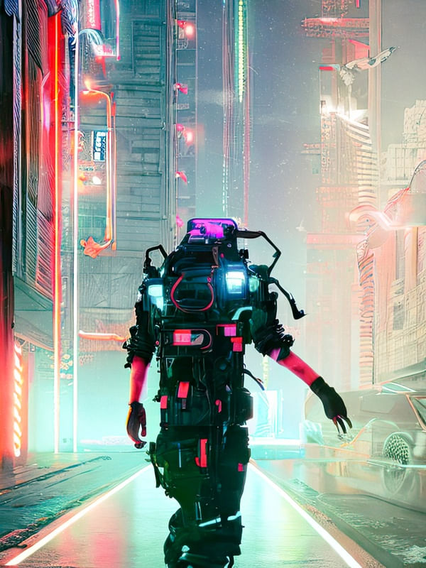 DISTOPIA NEON II - BY AI