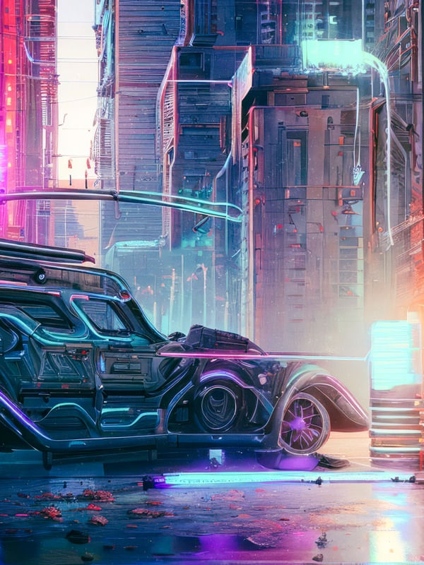 DISTOPIA NEON IV - BY AI