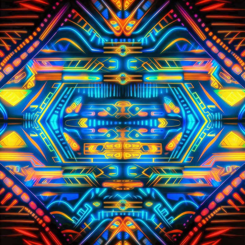 NEON TRIBAL 05 BY AI