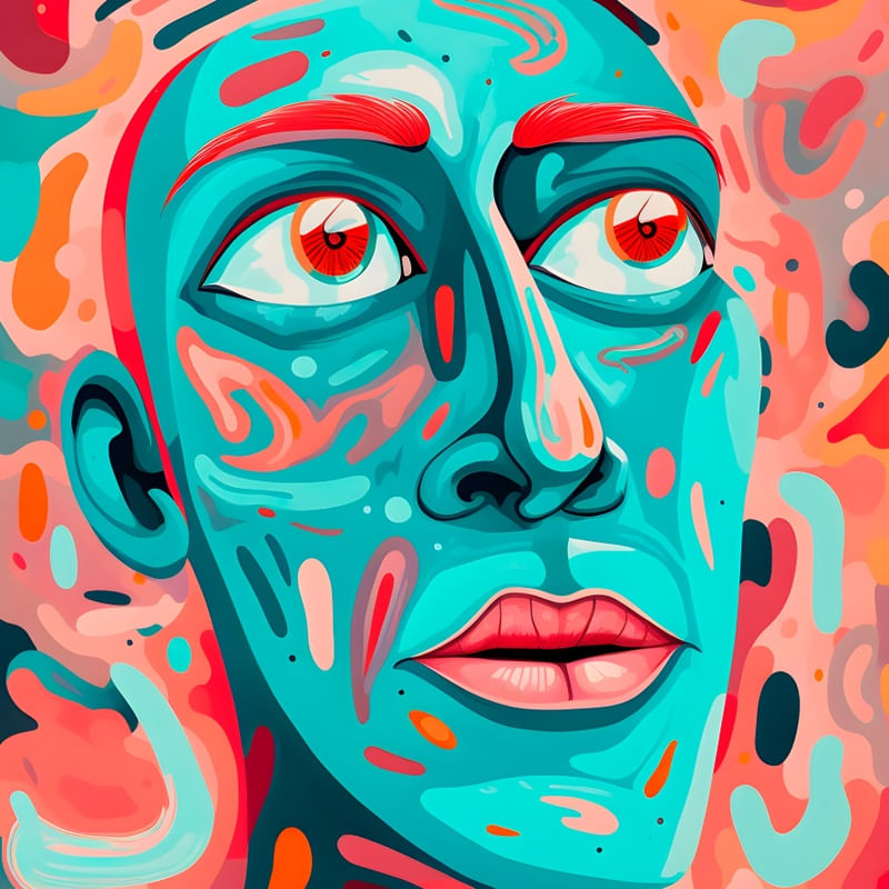 ROSTO ABSTRATO ANTUNES BY AI