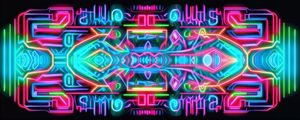 NEON TRIBAL 08 BY AI