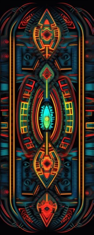 NEON TRIBAL 09 BY AI
