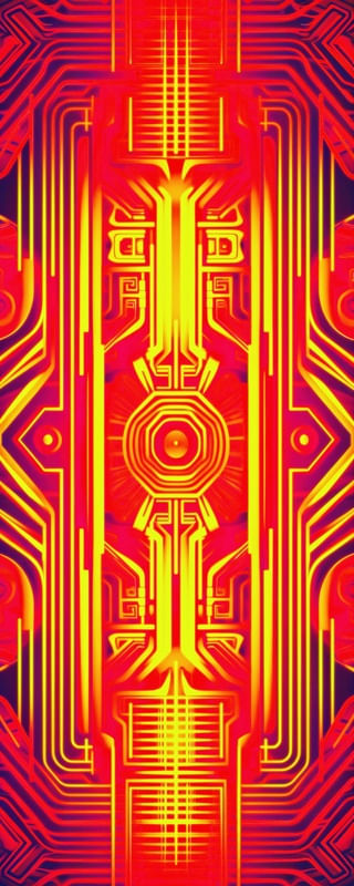 NEON TRIBAL 15 BY AI