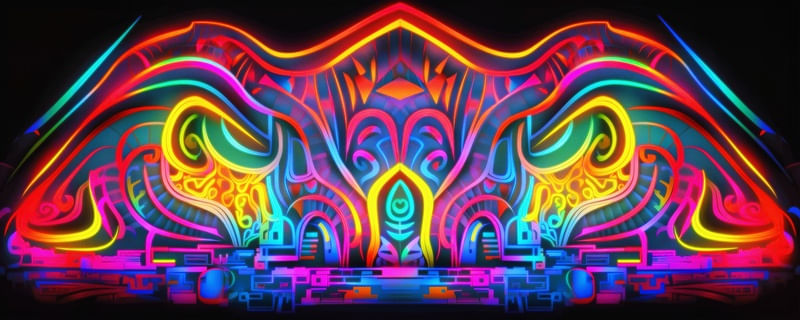 NEON TRIBAL 16 BY AI