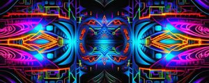 NEON TRIBAL 18 BY AI