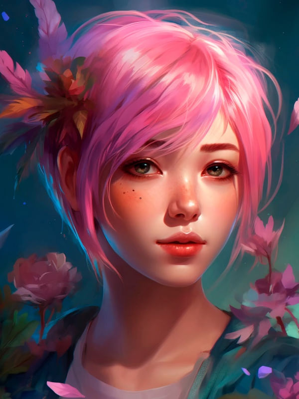 GAROTA PINK BY AI