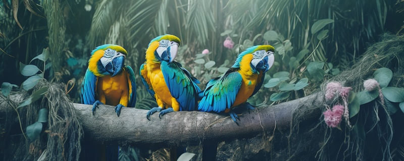 ARARA NA FLORESTA 01 BY AI
