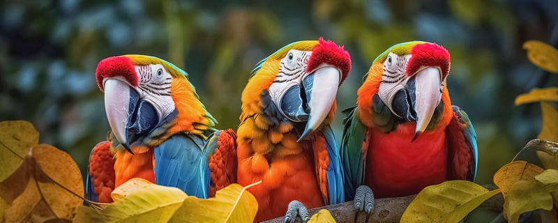 ARARA NA FLORESTA 02 BY AI