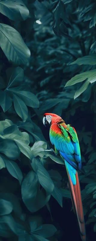 ARARA NA FLORESTA 09 BY AI