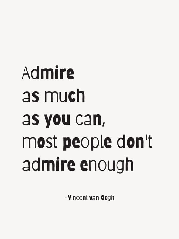 ADMIRE BY VINCENT