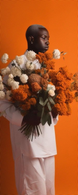 HOMEM COM FLORES 21 BY AI