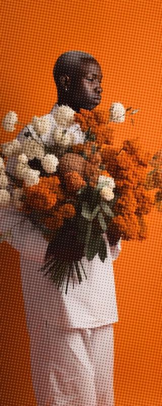 HOMEM COM FLORES 21 BY AI