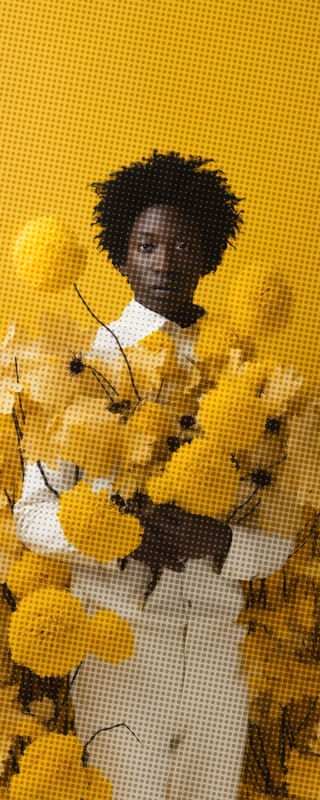 HOMEM COM FLORES 22 BY AI