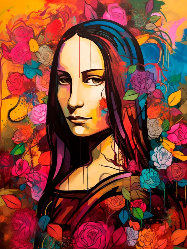 MONALISA POP BY AI
