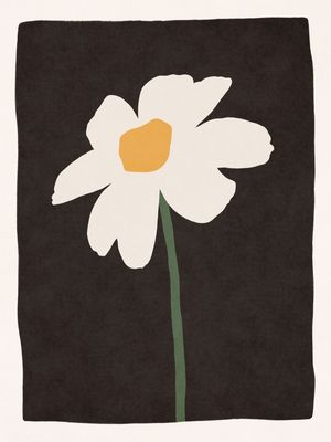 MINIMALIST FLOWER - BLACK 02