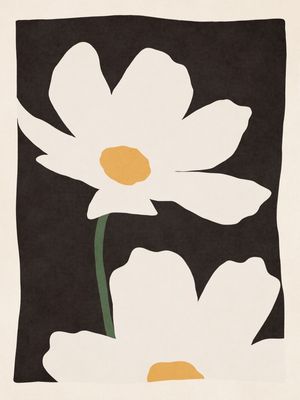 MINIMALIST FLOWERS - BLACK 03