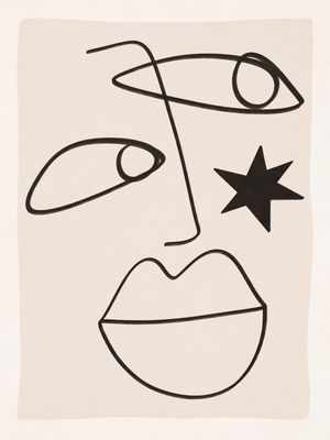 ABSTRACT FACE - LB01