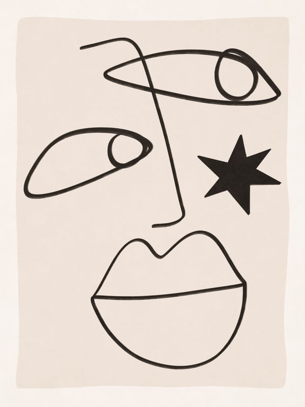ABSTRACT FACE - LB01