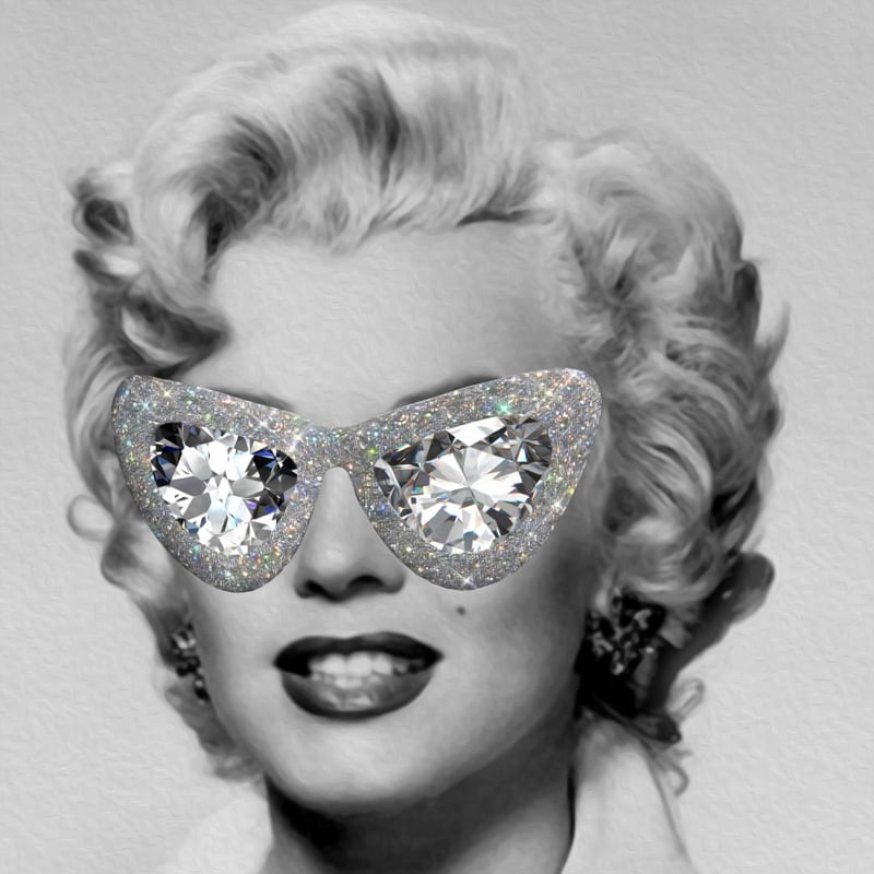 MARILYN COM DIAMANTES