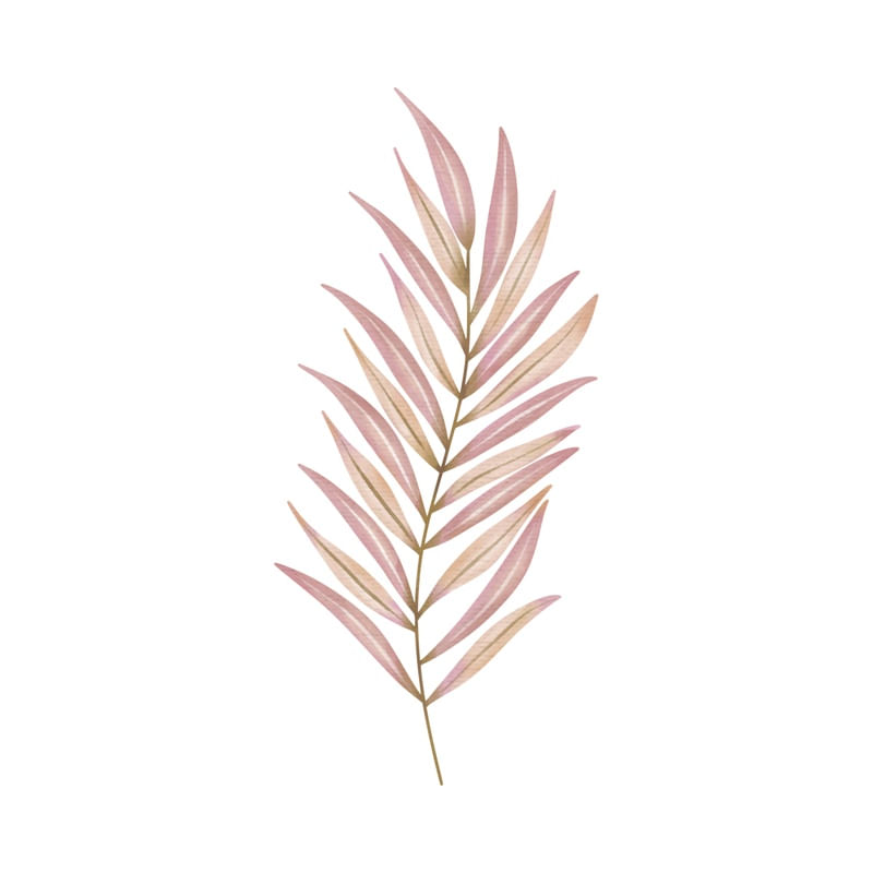 FOLHA ROSE MINIMALISTA 01