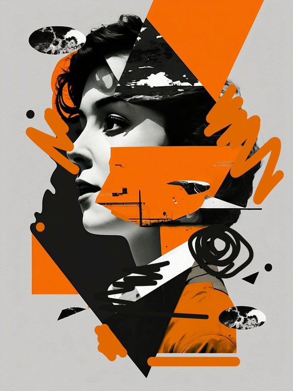 COLAGEM GEOMETRICO ABSTRATO