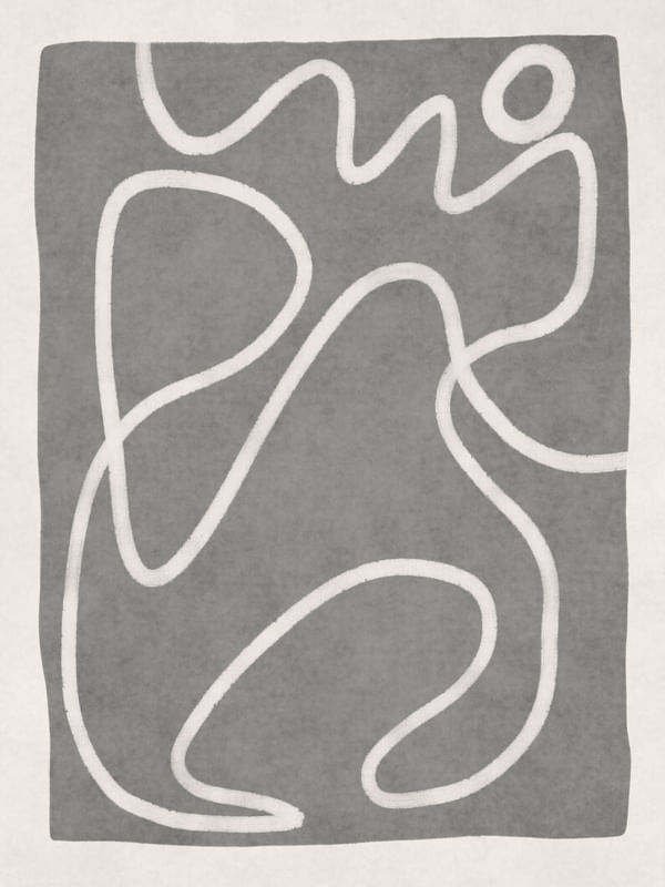 MINIMALIST ABSTRACT ART - GRAY 02