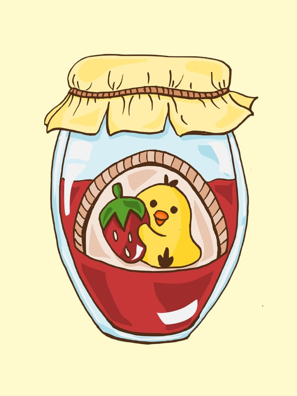 CUTE GELEIA DE MORANGO