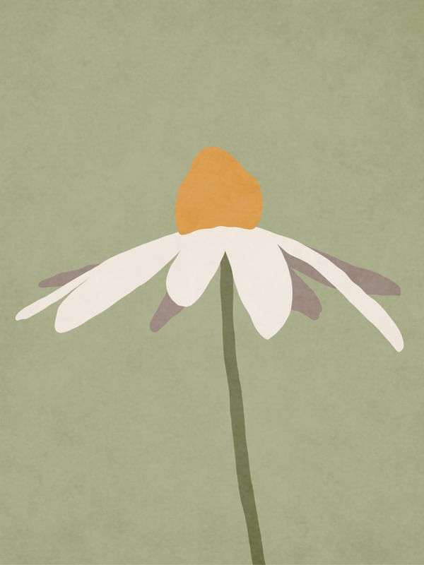 MINIMALIST FLOWER - GREENISH