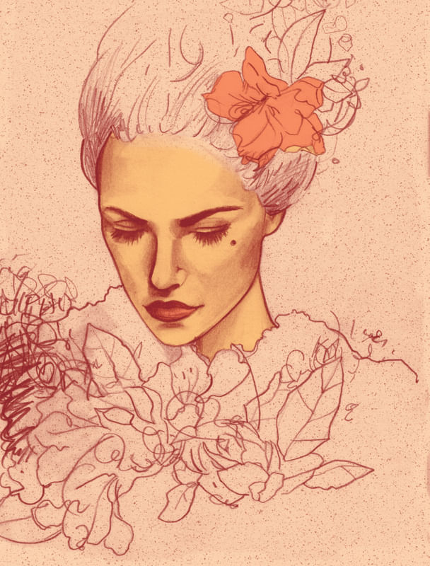 JUSTYNA CAPUTA - PORTRAIT PASTEL TONES