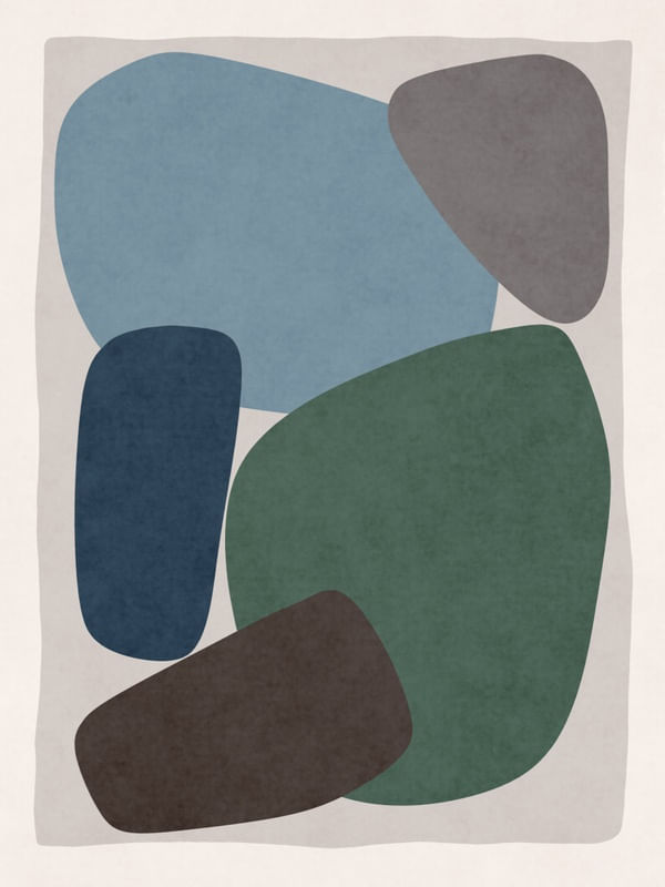 ORGANIC ABSTRACT SHAPES - BG01