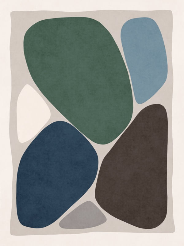 ORGANIC ABSTRACT SHAPES - BG02