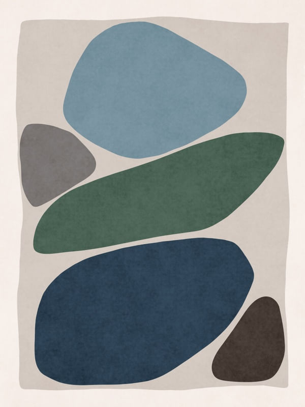 ORGANIC ABSTRACT SHAPES - BG05