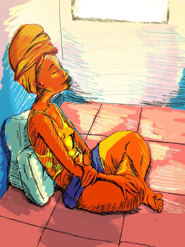 GIRL UNDER SUN