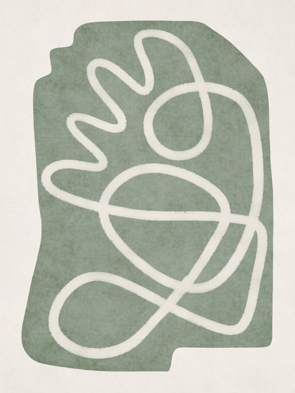 MINIMALIST ABSTRACT ART - GREENISH 02