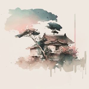 ORIENTAL AQUARELA 3 BY AI