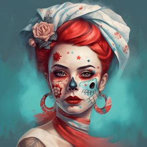 TEREZA SKULL FACE BY AI