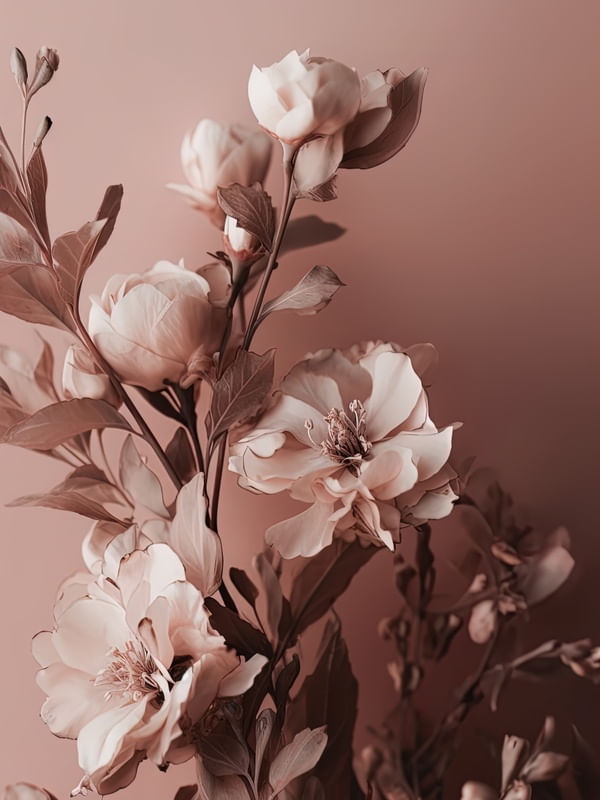 DELICADA FLORES ROSAS - BY AI