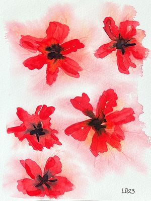 HIBISCOS VERMELHOS
