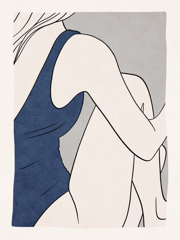 FEMALE MINIMALIST - BLUE 01