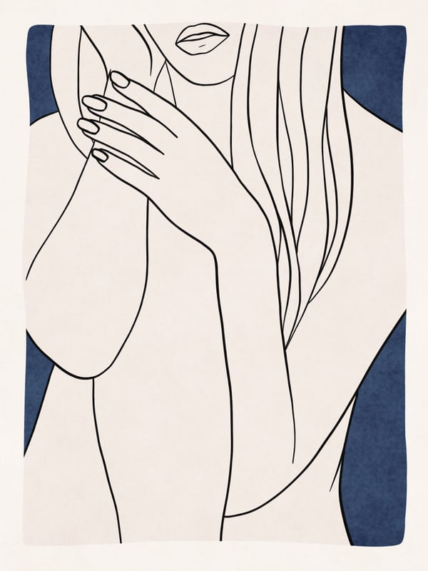 FEMALE MINIMALIST - BLUE 02