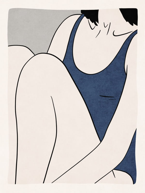 FEMALE MINIMALIST - BLUE 03